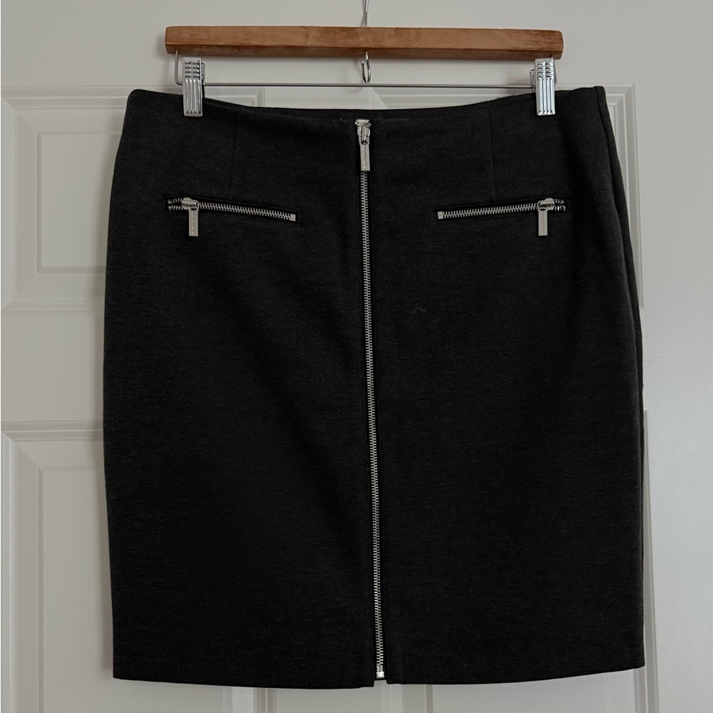 Michael Kors Black Zip-Front Women's Skirt!